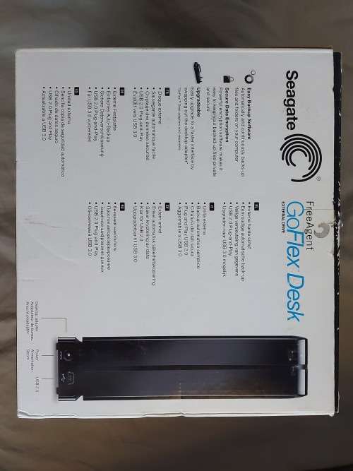 Seagate GoFlex Desk 2TB External Harddrive - with box