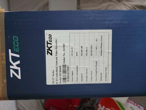 ZKTeco IP Camera NVR - Network Video Recorder - CCTV