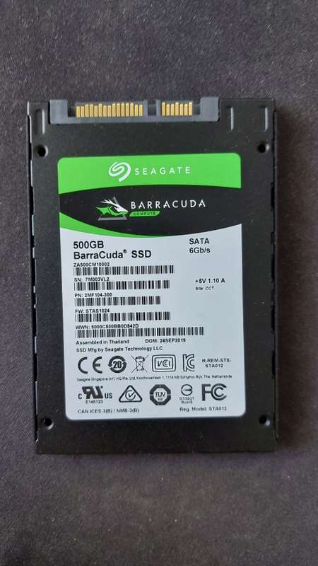 Seagate Barracuda 500GB SSD