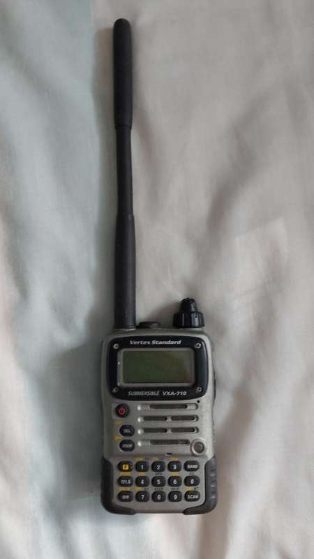 Vertex Standard VXA-710 Airband/Multi-Band Transceiver Radio - 2 Way Radio - Walkie Talkie