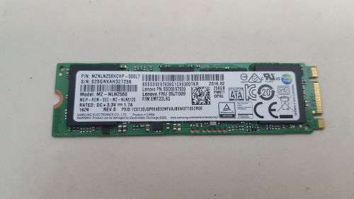 SAMSUNG 256GB M.2 SSD