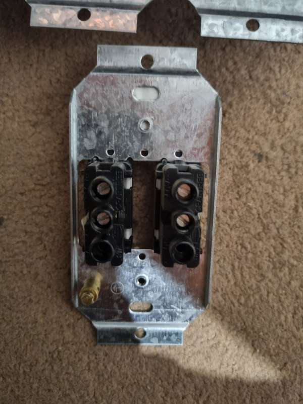 Lot Crabtree Switches - 2 Lever Switch