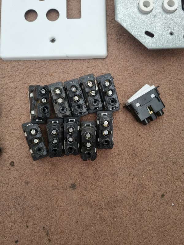 Lot of Crabtree Switches