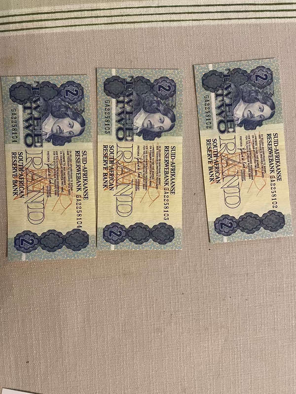 GPC de Kock R2 notes MINT IN SEQUENCE