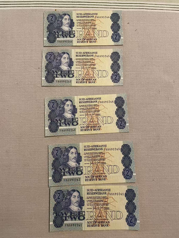 GPC de Kock R2 notes MINT IN SEQUENCE