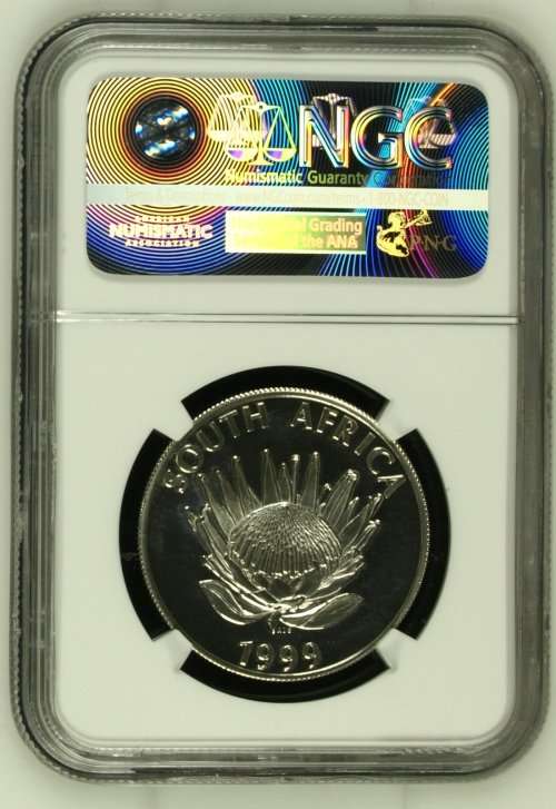 UNCIRCULATED 1999 S. AFRICA S1R - MINE TOWER-  MS68