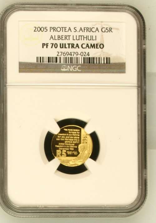 2005 PROTEA - LUTHULI- PF70 ULTRA CAMEO