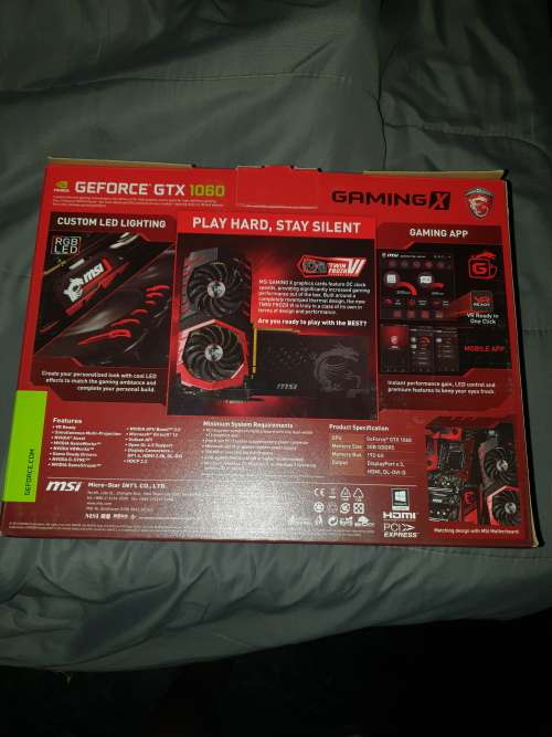 msi gtx 1060 gaming x 3g