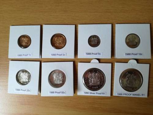1988 Proof Set (1c - 50c)