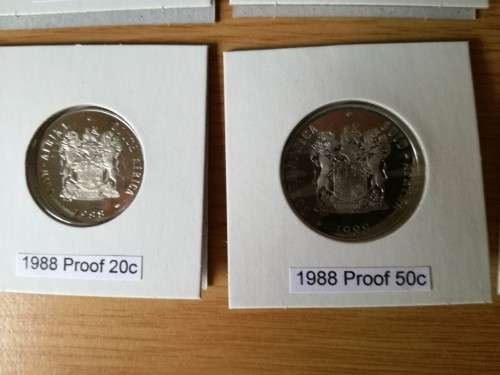 1988 Proof Set (1c - 50c)