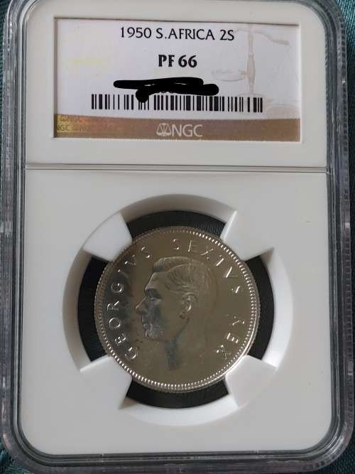 1950 2 Shillings - NGC PF66