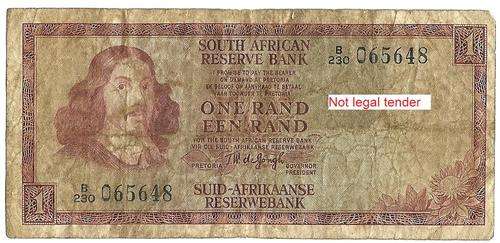 TW De Jongh R 1 Note (F-)