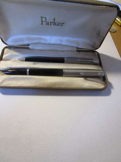 parker 51 fountain pen and pencil set
