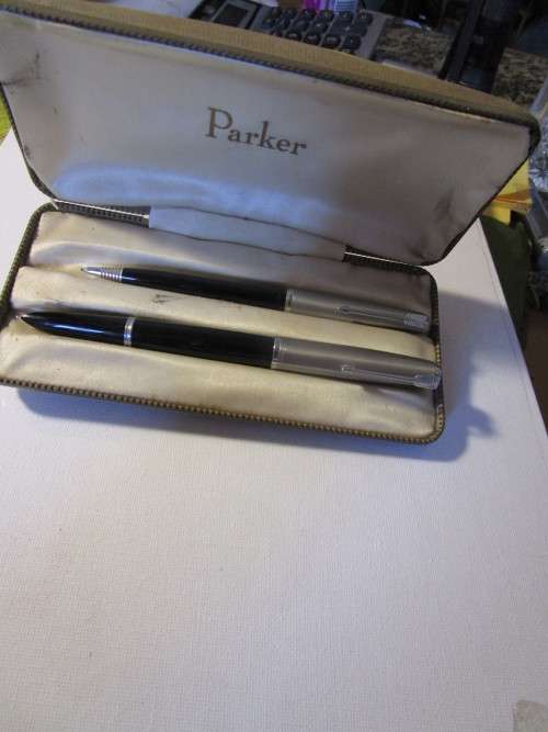 parker 51 fountain pen and pencil set