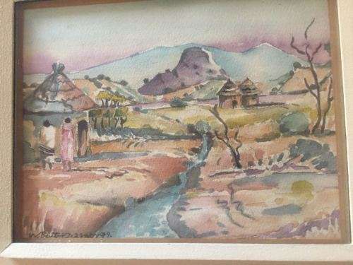 WALTER BATTISS BEST WATERCOLOUR ON PAPER