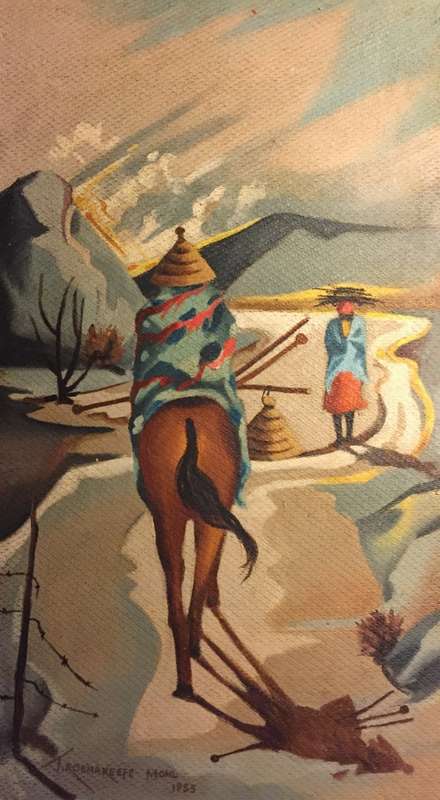 HIGHLY COLLECTABLE OIL ON BOARD BY KOENAKEEFE MOHLE
