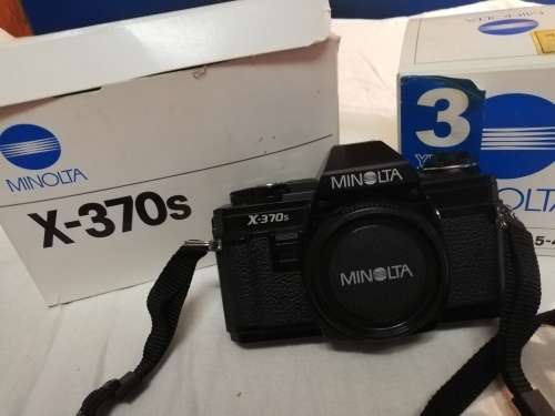 Minolta X370s and Minolta MD 35-70mm kit lens