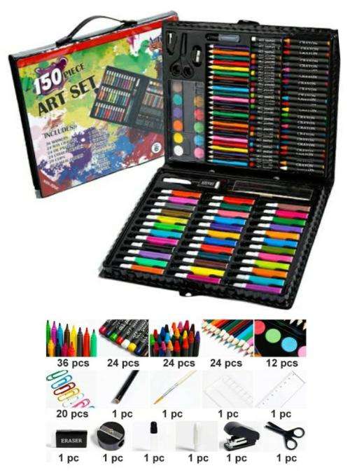 A4 Mega Kids Art Set 150 pcs