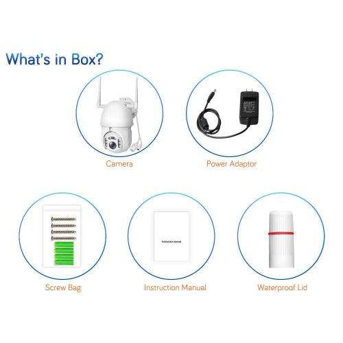 Outdoor /Indoor Dome IP Camera Smart Wireless Home Security PTZ , Auto Human Tracking, CCTV , Audio