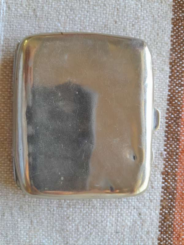 Vintage engraved Cigarette Case