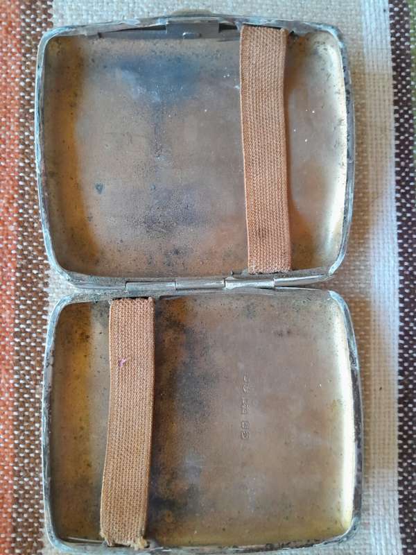 Vintage engraved Cigarette Case