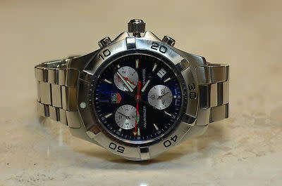 Tag Heuer Aquaracer Chronograph Quartz Mens Watch - Model CAF1112 300m