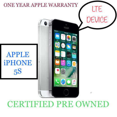 ORIGINAL APPLE iPHONE 5s 32GB  - APPLE CERTIFIED PRE OWNED SEALED REFURBED BY APPLE