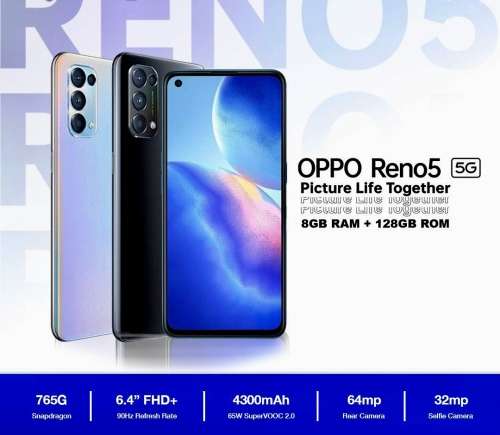 BRAND NEW SEALED!! OPPO RENO5 5G Dual Sim 128GB + WITH ORIGINAL GOOGLE PLAY + ANDROID PHONE