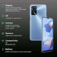 BRAND NEW OPPO A16 SEALED PEARL BLUE FOR SALE SINGLE SIM