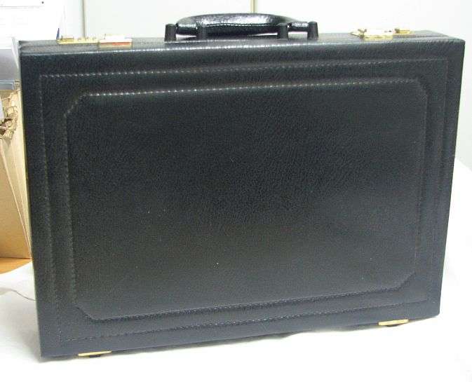 MONARCH Black Briefcase - Combination Lock