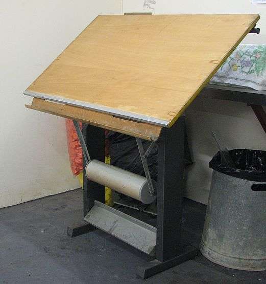 DRAWING BOARD - 1370 X 820mm - Adjustable Weighted Stand