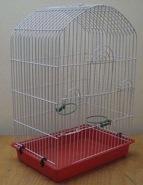 LARGE BIRD CAGE - Size:  (H) 680 x (W) 480 x (D) 340mm - BUYER TO COLLECT