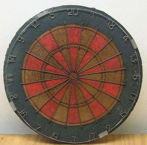 DART BOARD - NODOR Sisal Bristle - (Made in England)