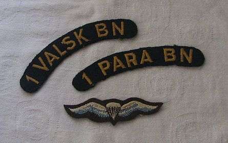 1 Parachute Battalion Badges x 3