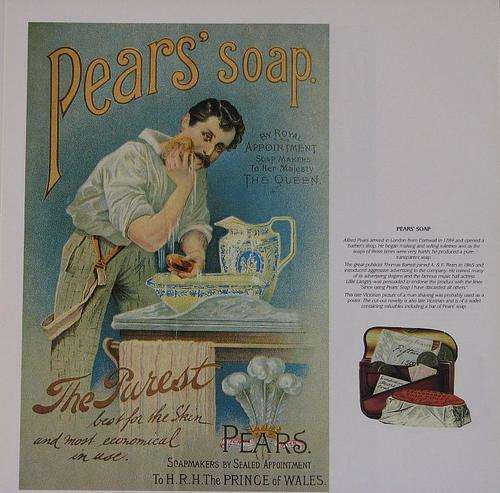 PEARS' SOAP - Colour Print - LOVELY PIECE FOR THE BATHROOM OR GUEST CLOAKROOM
