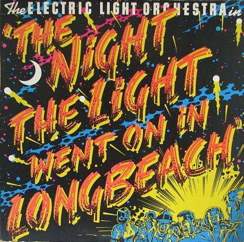 ELO - The Night The Light Went On (In Long Beach) - 12" Vinyl 1974 (RARE)