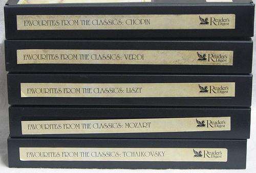 FAVOURITES FROM THE CLASSICS - Cassette Tape Sets (Each box has 5 tapes) - Reader's Digest
