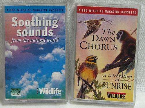 CASSETTE - BBC WILDLIFE DUO - SOOTHING SOUNDS FROM THE NATURAL WORLD / THE DAWN CHORUS