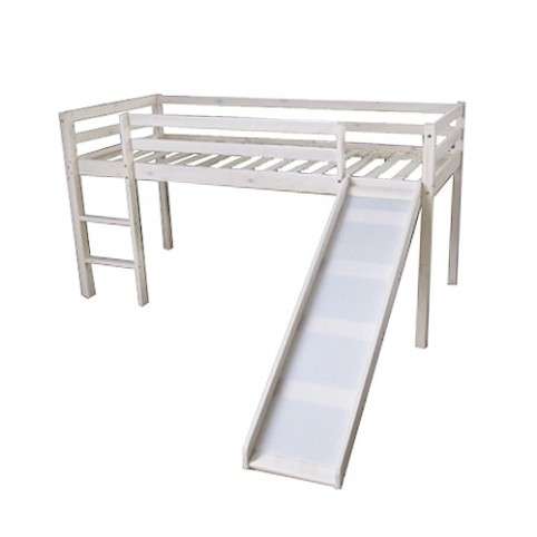 LOFT BED WITH LADDER AND SLIDE