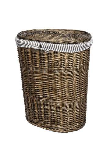 HOME LAUNDRY WILLOW BASKET LARGE - ALSO IN WHITE
