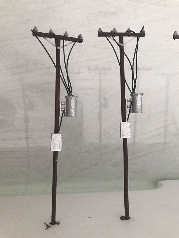 HO Utlity Poles (Set of 8)