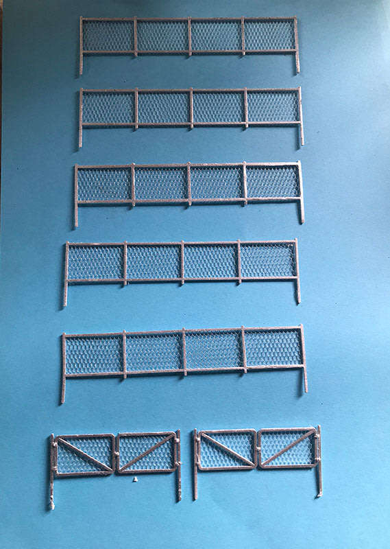 1.9m Fence and Gate Set - HO Scale