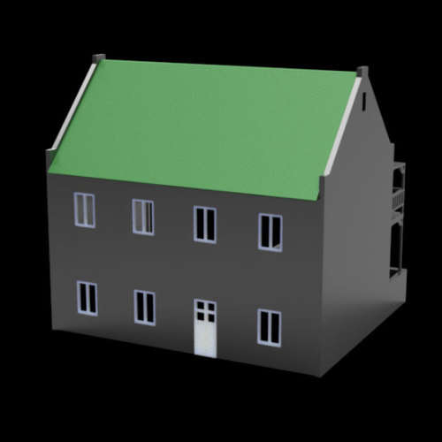 Karoo House - Double Storey House - HO Scale kit