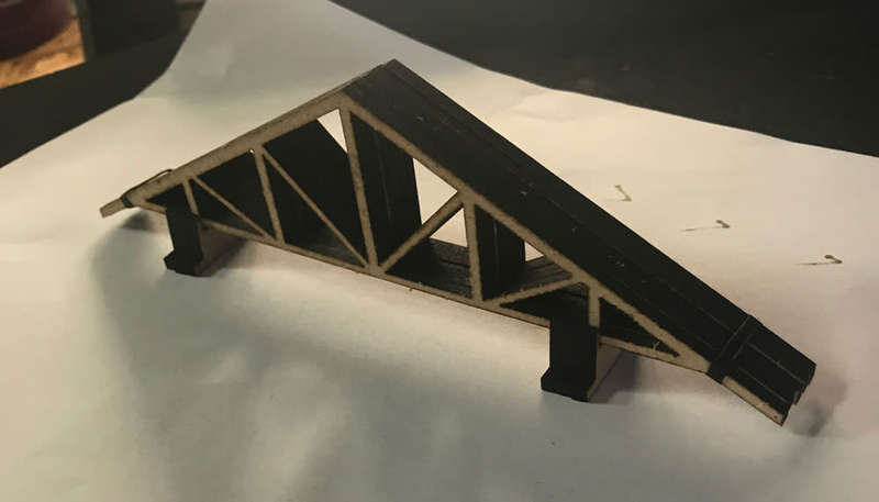 Roof Trusses - HO Scale Cargo load