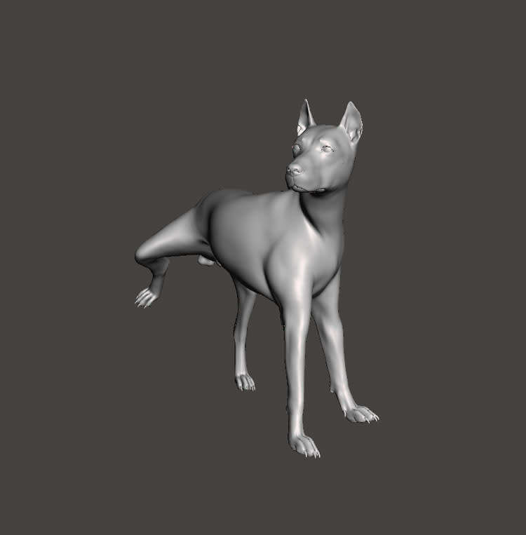 Pee Dog - HO Scale