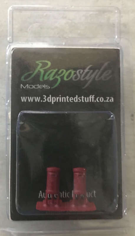 HO Scale Round Post Boxes - Set of 2