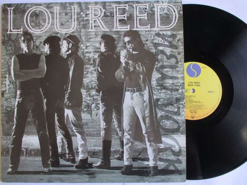 LOU REED - NEW YORK - GERMANY VG+ / VG+ WITH 2 INSERTS