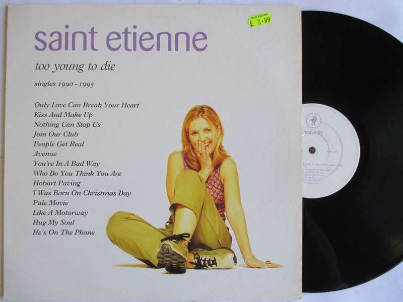 SAINT ETIENNE - TOO YOUNG TO DIE '90 -'95 UK VG+ /VG WITH INNER