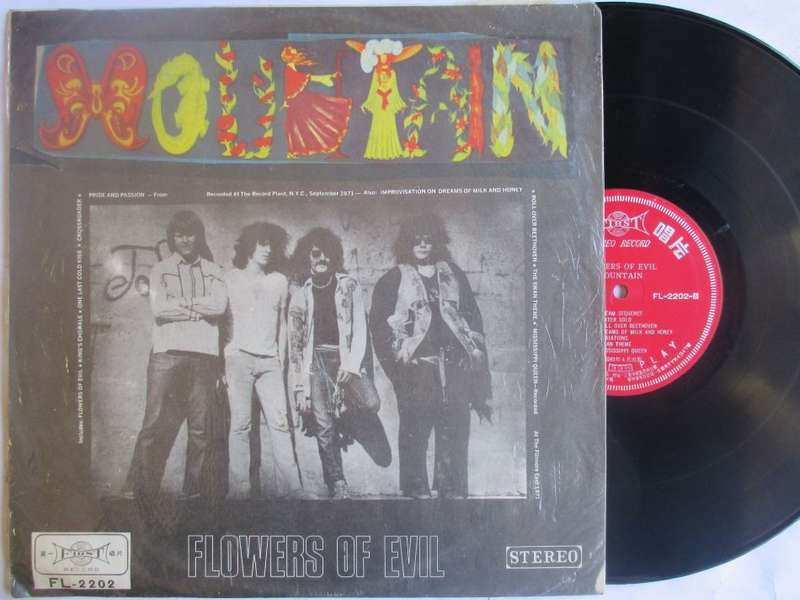 MOUNTAIN - FLOWERS OF EVIL - TAIWAN - VG / VG
