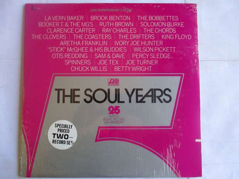 ATLANTIC VARIOUS - THE SOUL YEARS '48-'73 USA VG+ / EX 2 LP GATEFOLD SEALED